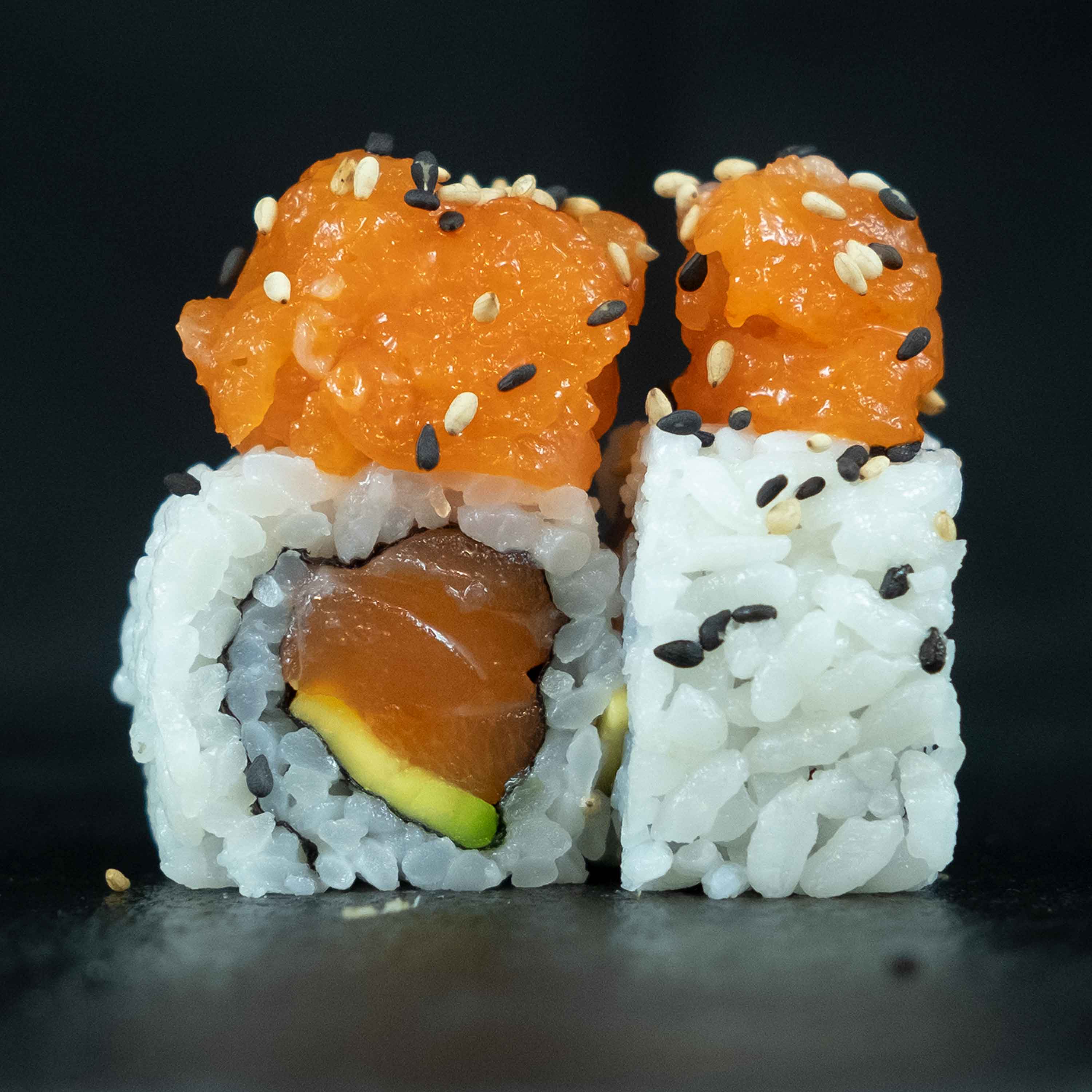 Uramaki salmone spicy 8pz.