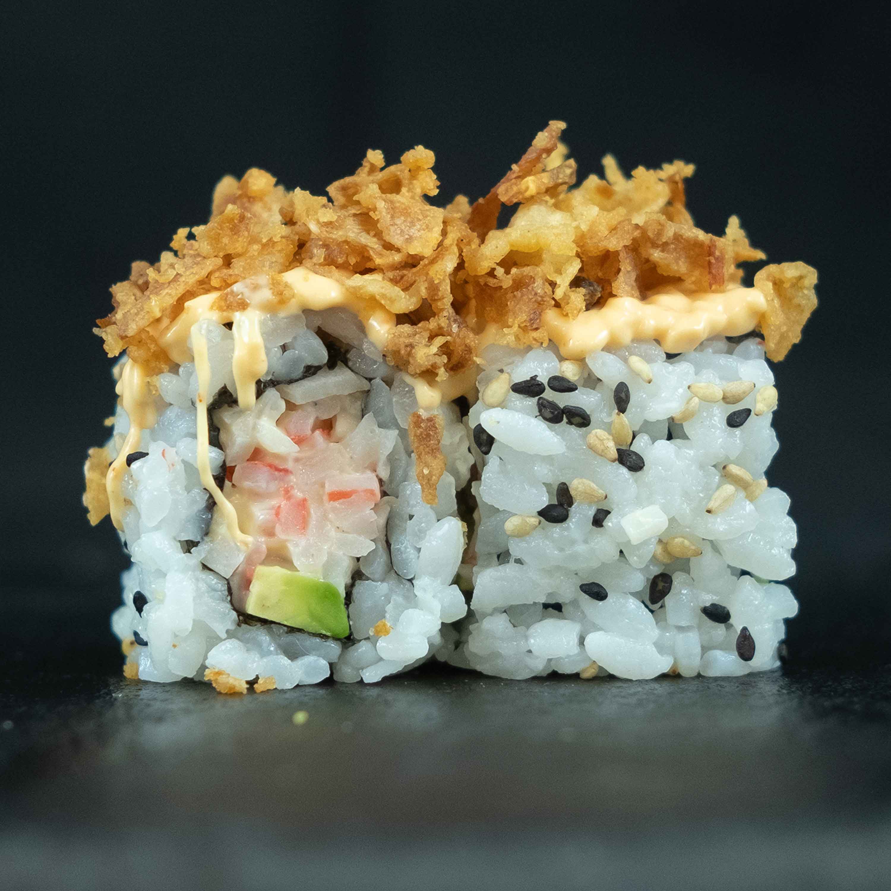 Uramaki surimi onion fry 8pz.